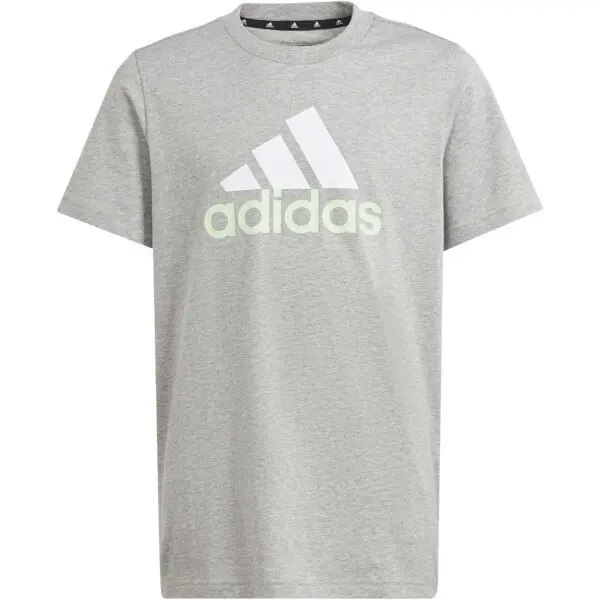 adidas adidas BIG LOGO TEE Тениска за момчета, сиво, размер
