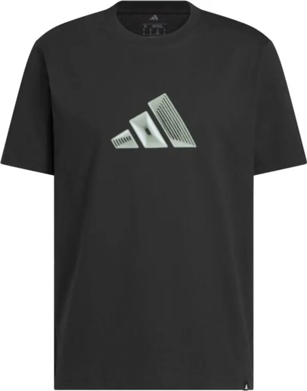 Adidas adidas BL 3-BAR TEE M Мъжка тениска, черно, размер
