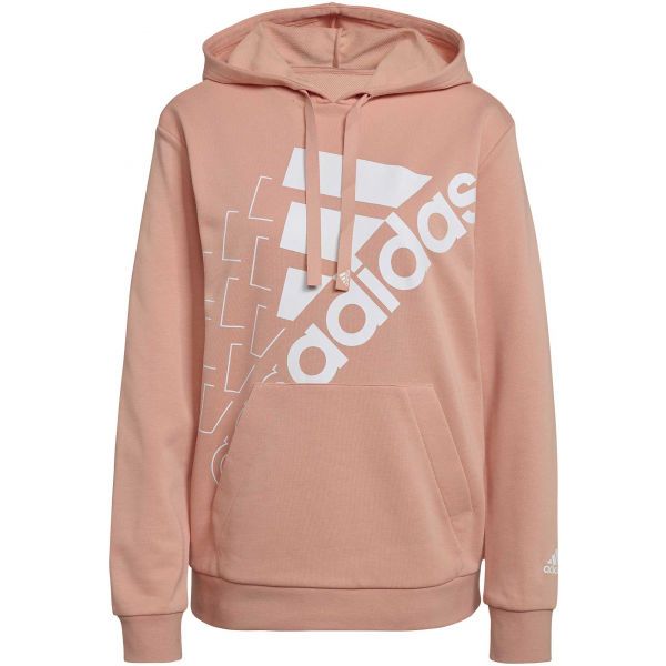 adidas adidas BRAND LOVE SLANTED LOGO RELAXED Дамски суитшърт, розово, размер