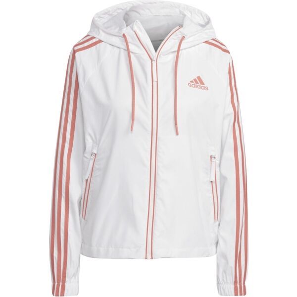adidas adidas BSC 3S W.R. J Дамско яке, устойчиво на вятър, бяло, размер