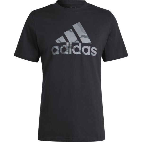 adidas adidas CAMO BADGE OF SPORT GRAPHIC Мъжка тениска, черно, размер