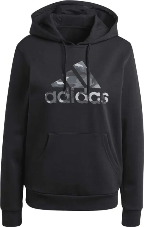 adidas adidas CAMO GRAPHIC HOODIE Дамски суитшърт, черно, размер