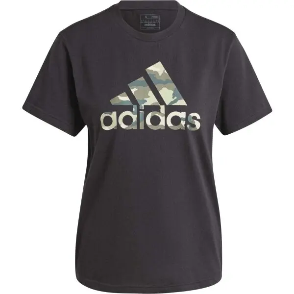 adidas adidas CAMO GRAPHIC T-SHIRT Дамска тениска, черно, размер