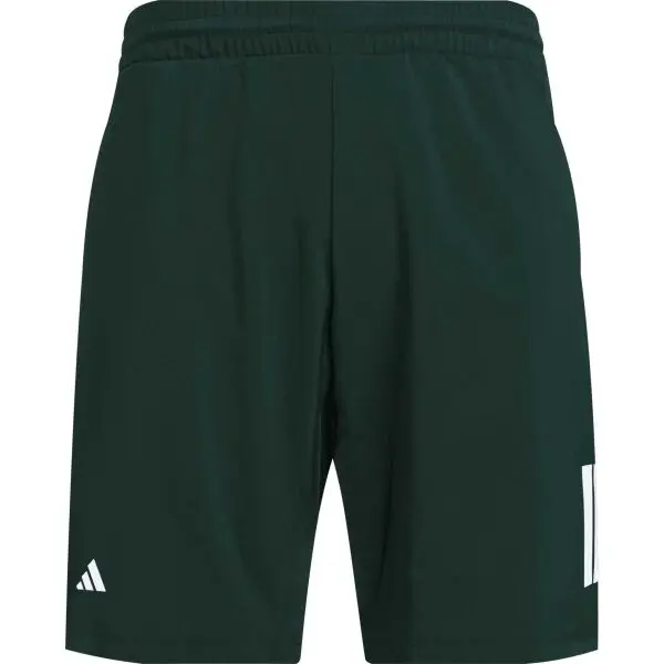 Adidas adidas CLUB 3STR SHORT Мъжки панталони за тенис, тъмнозелено, размер