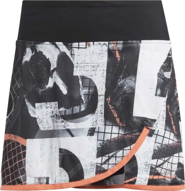 adidas adidas CLUB GRAPHSKIRT Дамска пола за тенис, черно, размер