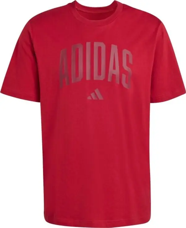 adidas adidas COLLEGIATE TEE Мъжка тениска, червено, размер