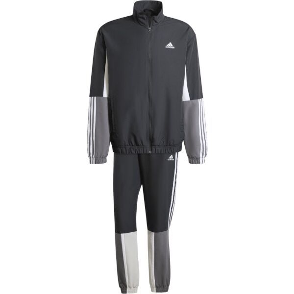 adidas adidas COLORBLOCK 3-STRIPES TRACKSUIT Мъжки спортен екип, черно, размер