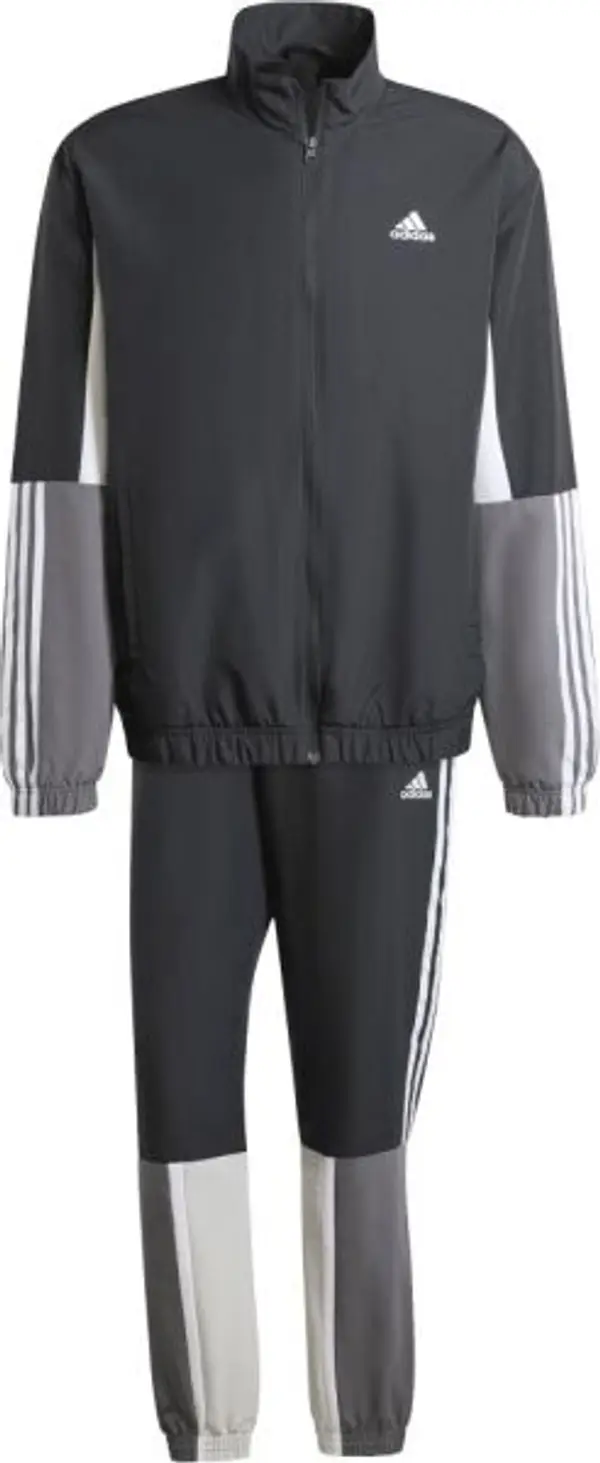 adidas adidas COLORBLOCK 3-STRIPES TRACKSUIT Мъжки спортен екип, черно, размер