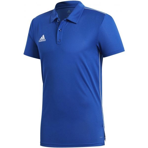 adidas adidas CORE18 POLO Тениска с яка, синьо, размер