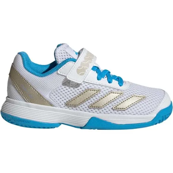 Adidas adidas COURTFLASH K CF C Детски тенис обувки, бяло, размер