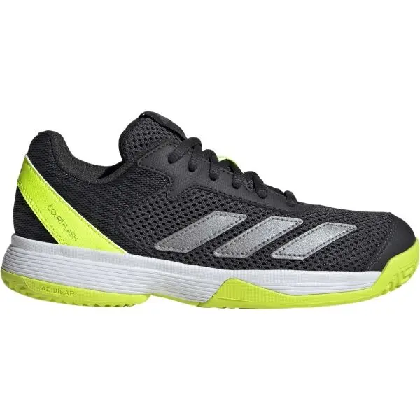 adidas adidas COURTFLASH K Детски обувки за тенис, черно, размер 38 2/3