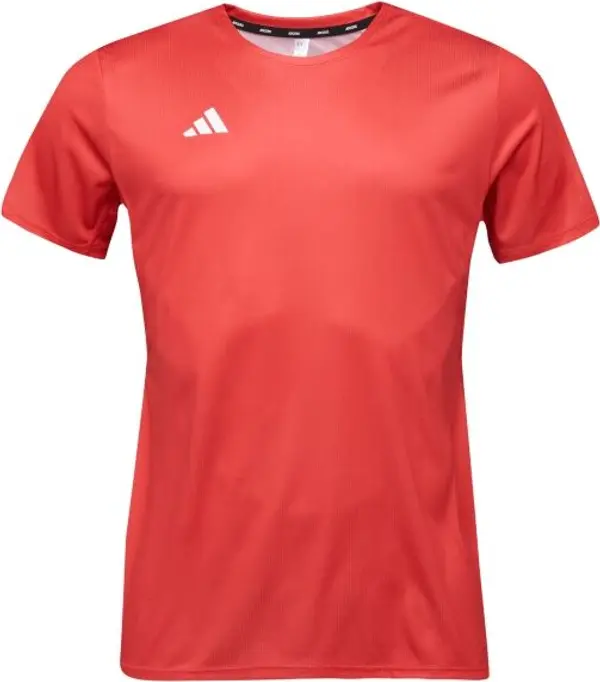 adidas adidas CU RUN TEE SB M Мъжка тениска за бягане, червено, размер
