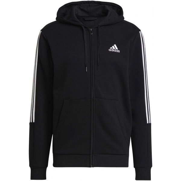 adidas adidas CUT 3S FZ HD Мъжки суитшърт, черно, размер