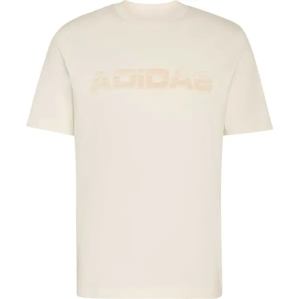 adidas adidas DISTRESSED TEE M Мъжка тениска, бежово, размер