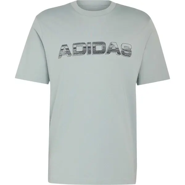 Adidas adidas DISTRESSED TEE M Мъжка тениска, светло-зелено, размер