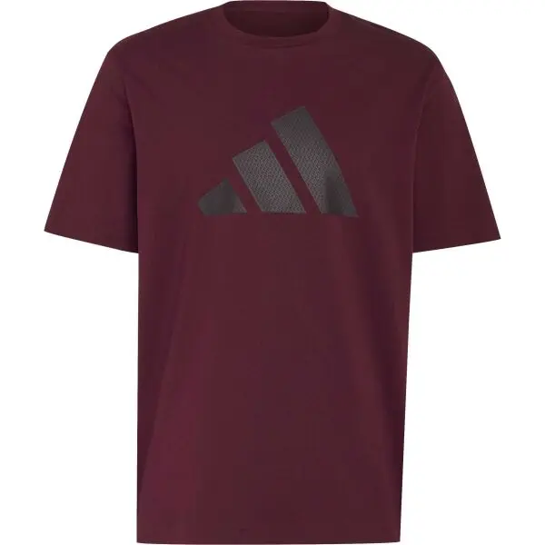 adidas adidas DOT LOGO TEE M Мъжка тениска, винен, размер
