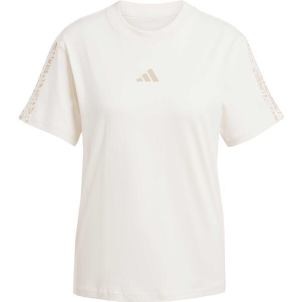 adidas adidas EMBROIDERED T-SHIRT Дамска тениска, бежово, размер