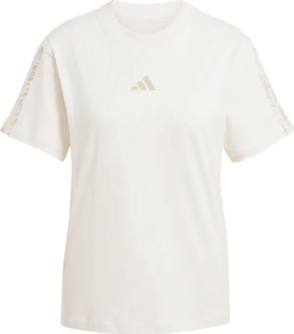 adidas adidas EMBROIDERED T-SHIRT Дамска тениска, бежово, размер