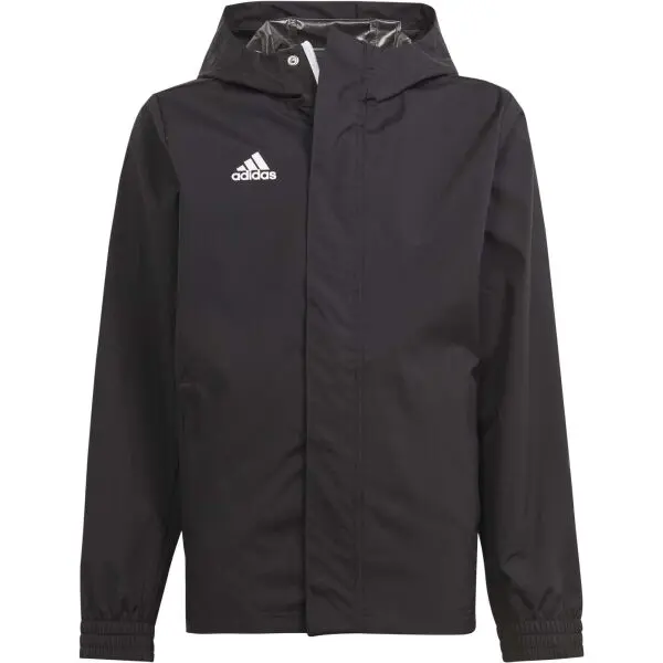 Adidas adidas ENT22 AW JKTY Юношески футболен суитшърт, черно, размер