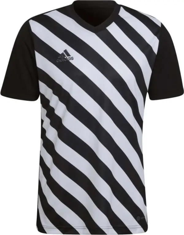 adidas adidas ENT22 GFX JSY Мъжка футболна фланелка, черно, размер