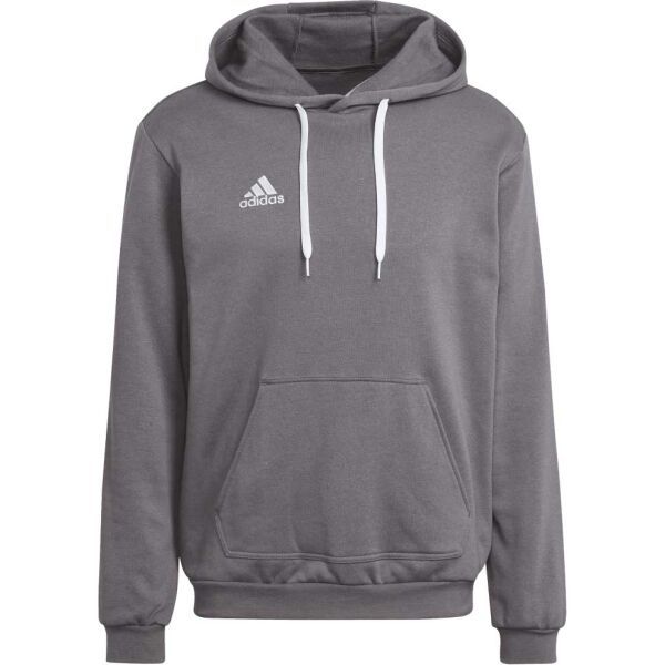 adidas adidas ENT22 HOODY Мъжки футболен суитшърт, сиво, размер