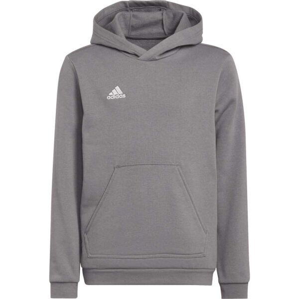 adidas adidas ENT22 HOODY Y Младежки футболен суитшърт, сиво, размер