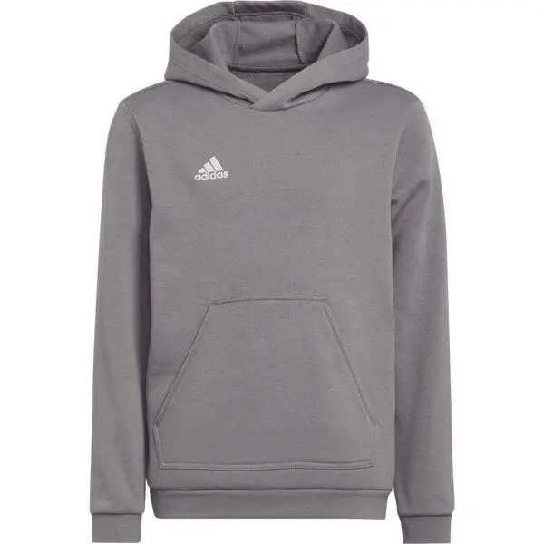 adidas adidas ENT22 HOODY Y Младежки футболен суитшърт, сиво, размер