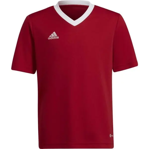 Adidas adidas ENT22 JSY Y Юношеска футболна фланелка, червено, размер