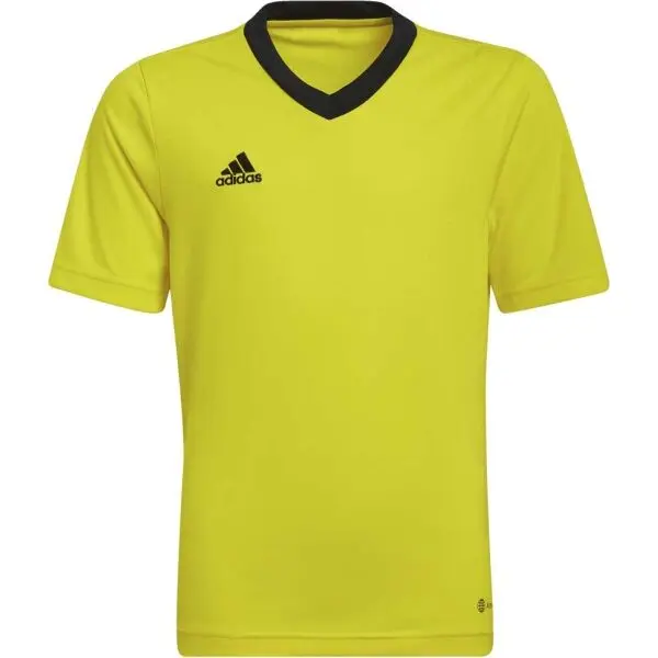 Adidas adidas ENT22 JSY Y Юношеска футболна фланелка, жълто, размер
