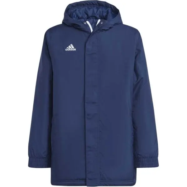Adidas adidas ENTRADA 22 STADIUM JACKET Юношески футболен суитшърт, тъмносин, размер