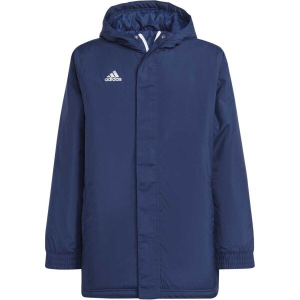 adidas adidas ENTRADA 22 STADIUM JACKET Юношески футболен суитшърт, тъмносин, размер