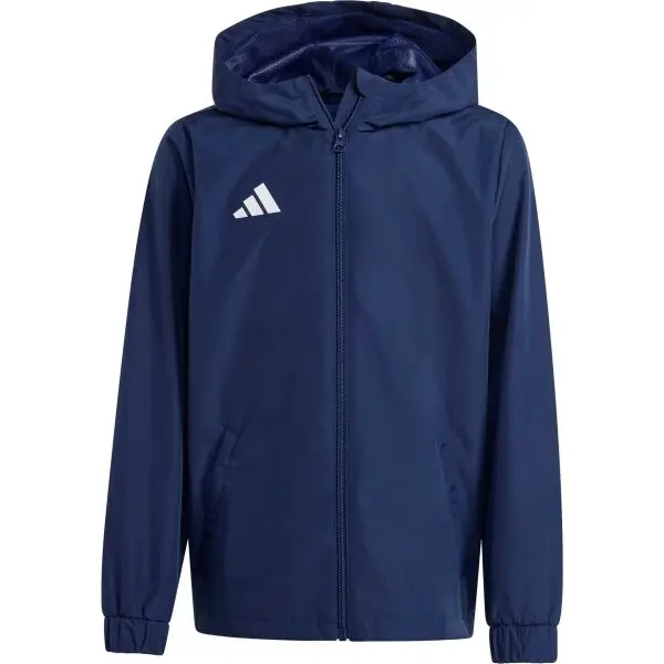 Adidas adidas ENTRADA 26 ALL WEATHER JACKET Детско футболно яке, тъмносин, размер
