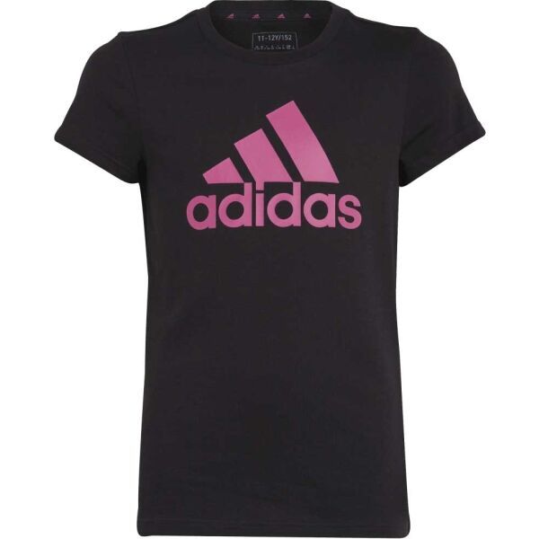 adidas adidas ESS BL T Тениска за момичета, черно, размер