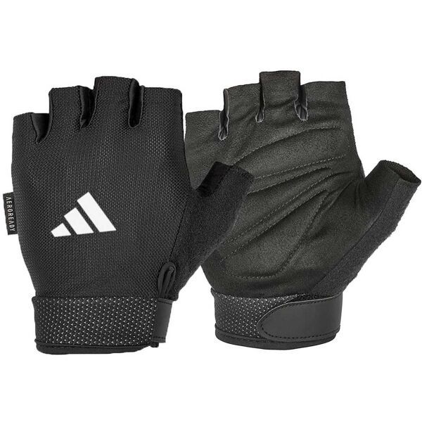 adidas adidas ESSENTIAL ADJUSTABLE GLOVES Ръкавици за фитнес, черно, размер