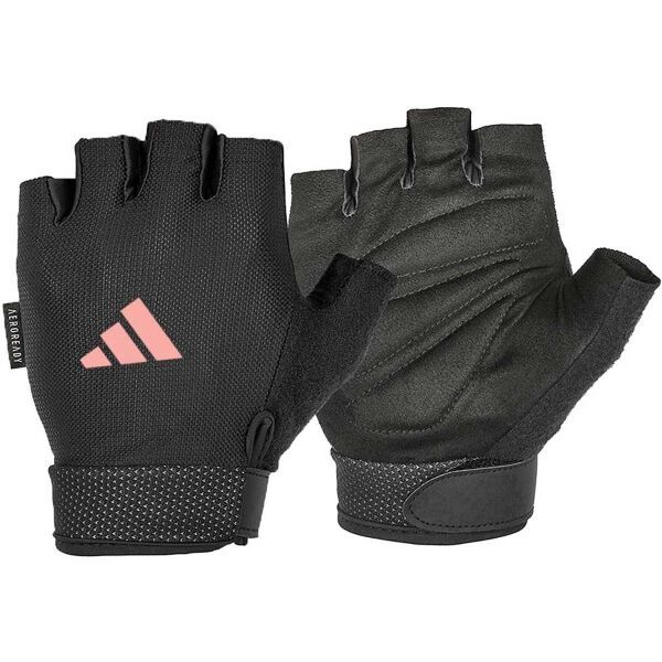 adidas adidas ESSENTIAL ADJUSTABLE GLOVES W Дамски ръкавици за фитнес, черно, размер