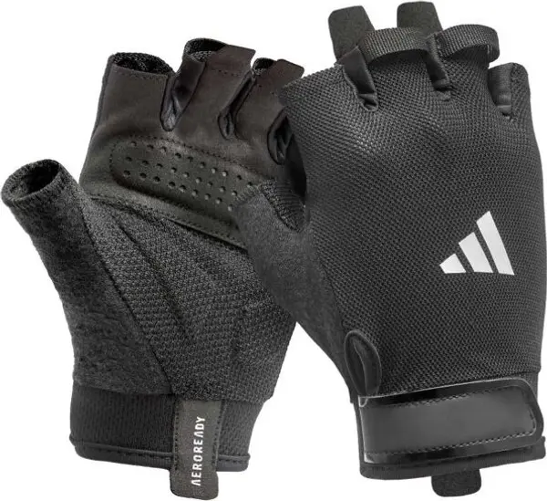 adidas adidas ESSENTIAL TRAINING GLOVES Мъжки ръкавици за фитнес, черно, размер