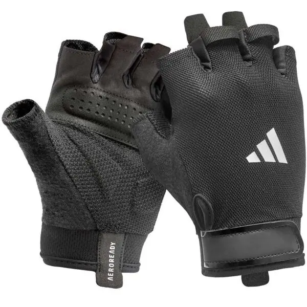 adidas adidas ESSENTIAL TRAINING GLOVES Мъжки ръкавици за фитнес, черно, размер