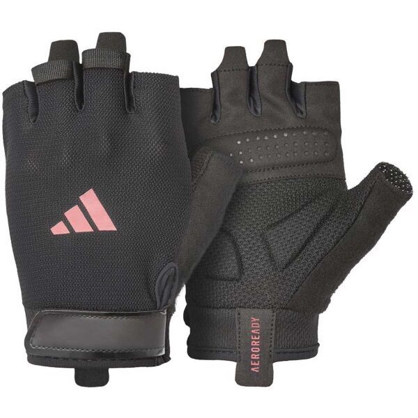 adidas adidas ESSENTIAL TRAINING GLOVES W Дамски ръкавици за фитнес, черно, размер