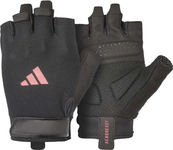 adidas adidas ESSENTIAL TRAINING GLOVES W Дамски ръкавици за фитнес, черно, размер