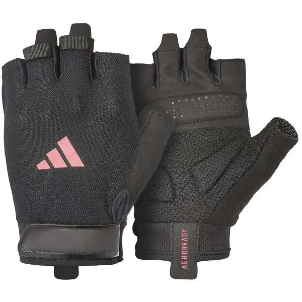 Adidas adidas ESSENTIAL TRAINING GLOVES W Дамски ръкавици за фитнес, черно, размер