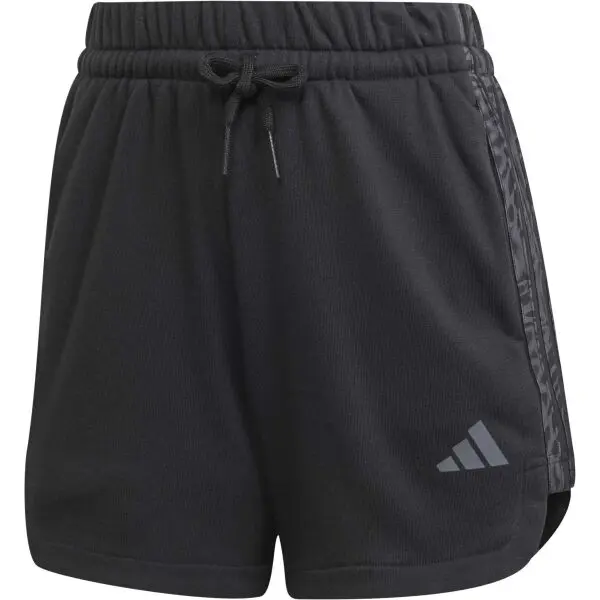 adidas adidas ESSENTIALS 3-STRIPES Дамски къси панталони, черно, размер