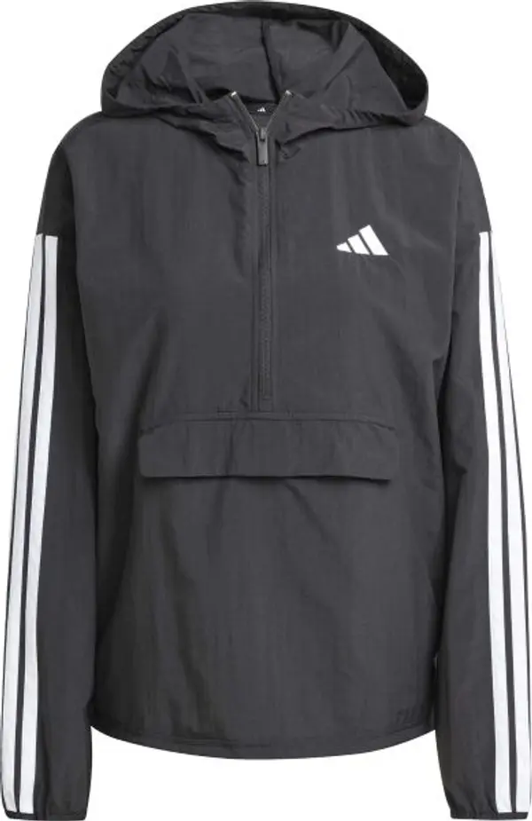 adidas adidas ESSENTIALS 3-STRIPES Дамско ветроустойчиво яке, черно, размер