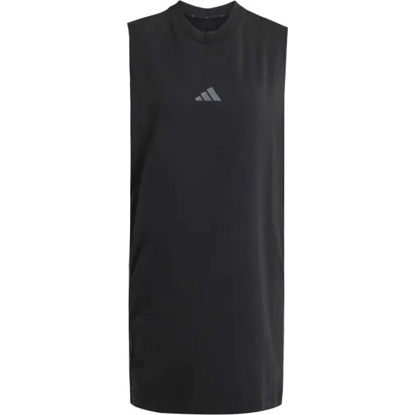 adidas adidas ESSENTIALS 3-STRIPES DRESS Дамска рокля, черно, размер