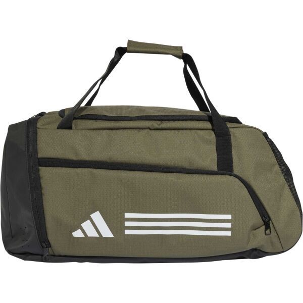 adidas adidas ESSENTIALS 3-STRIPES DUFFLE M Спортна  чанта, khaki, размер
