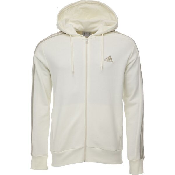 adidas adidas ESSENTIALS 3-STRIPES HOODIE Мъжки суитшърт, бежово, размер