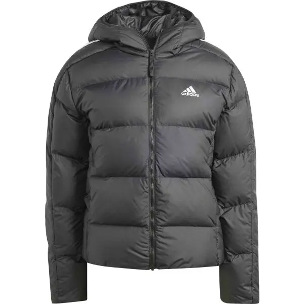 adidas adidas ESSENTIALS 3-STRIPES MID DOWN HOODED Дамско яке, черно, размер
