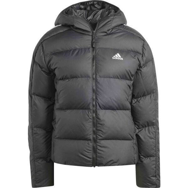 adidas adidas ESSENTIALS 3-STRIPES MID DOWN HOODED Дамско яке, черно, размер