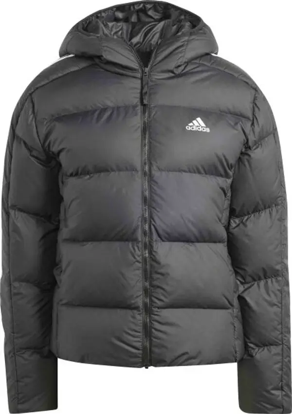 adidas adidas ESSENTIALS 3-STRIPES MID DOWN HOODED Дамско яке, черно, размер