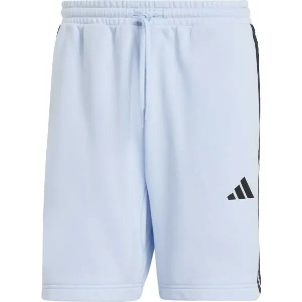 adidas adidas ESSENTIALS 3-STRIPES SHORTS Мъжки къси панталонки, светлосиньо, размер XXL