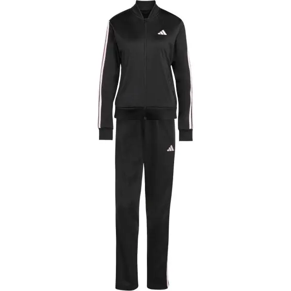 adidas adidas ESSENTIALS 3-STRIPES TRACKSUITS Дамски спортен комплект, черно, размер